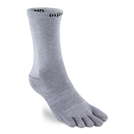 Injinji Synthetic Liner Ultralight Cushion - Crew Toe Socks