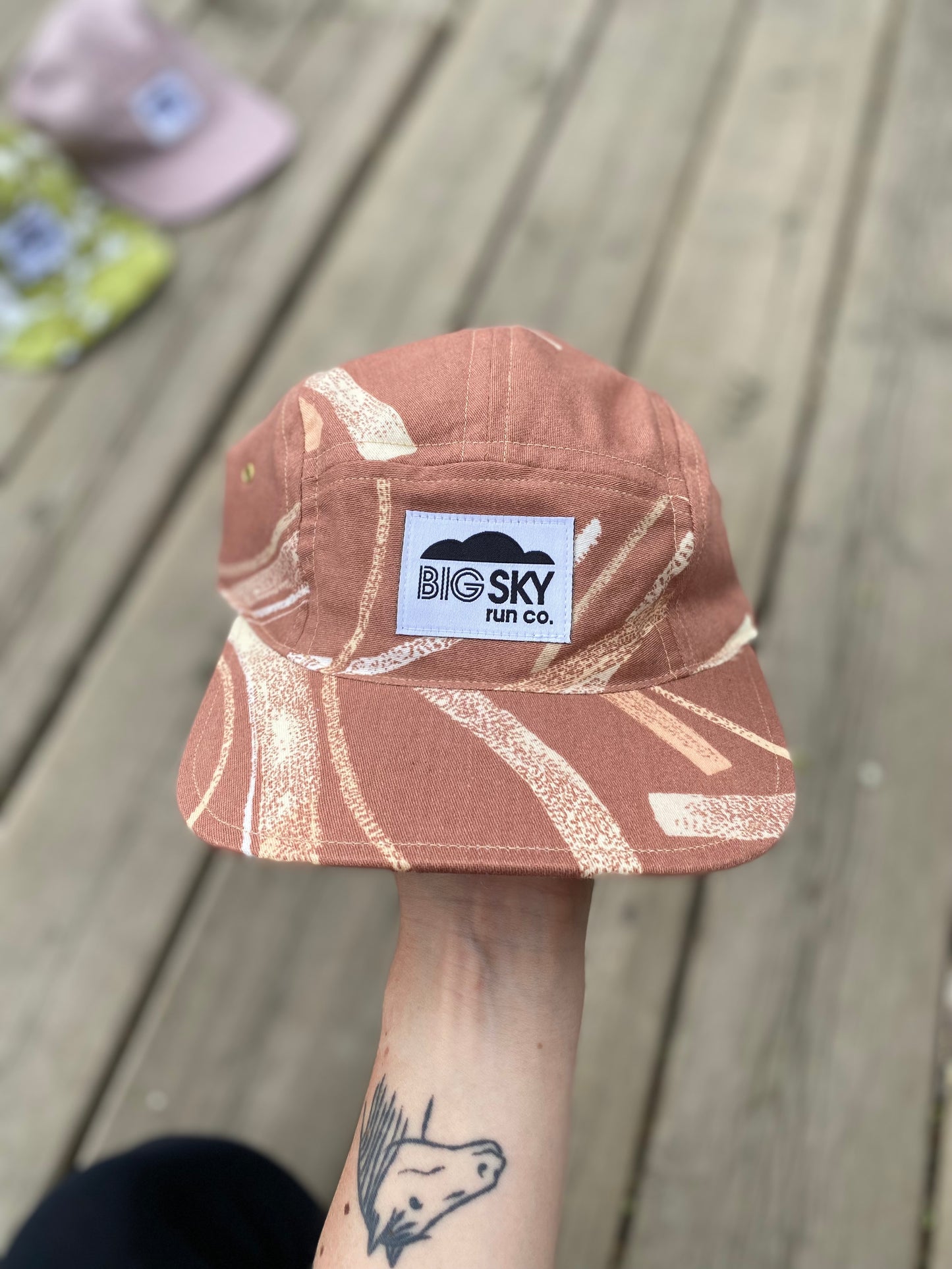 Big Sky Run Co + Oldhat 5 Panel Handmade Hats