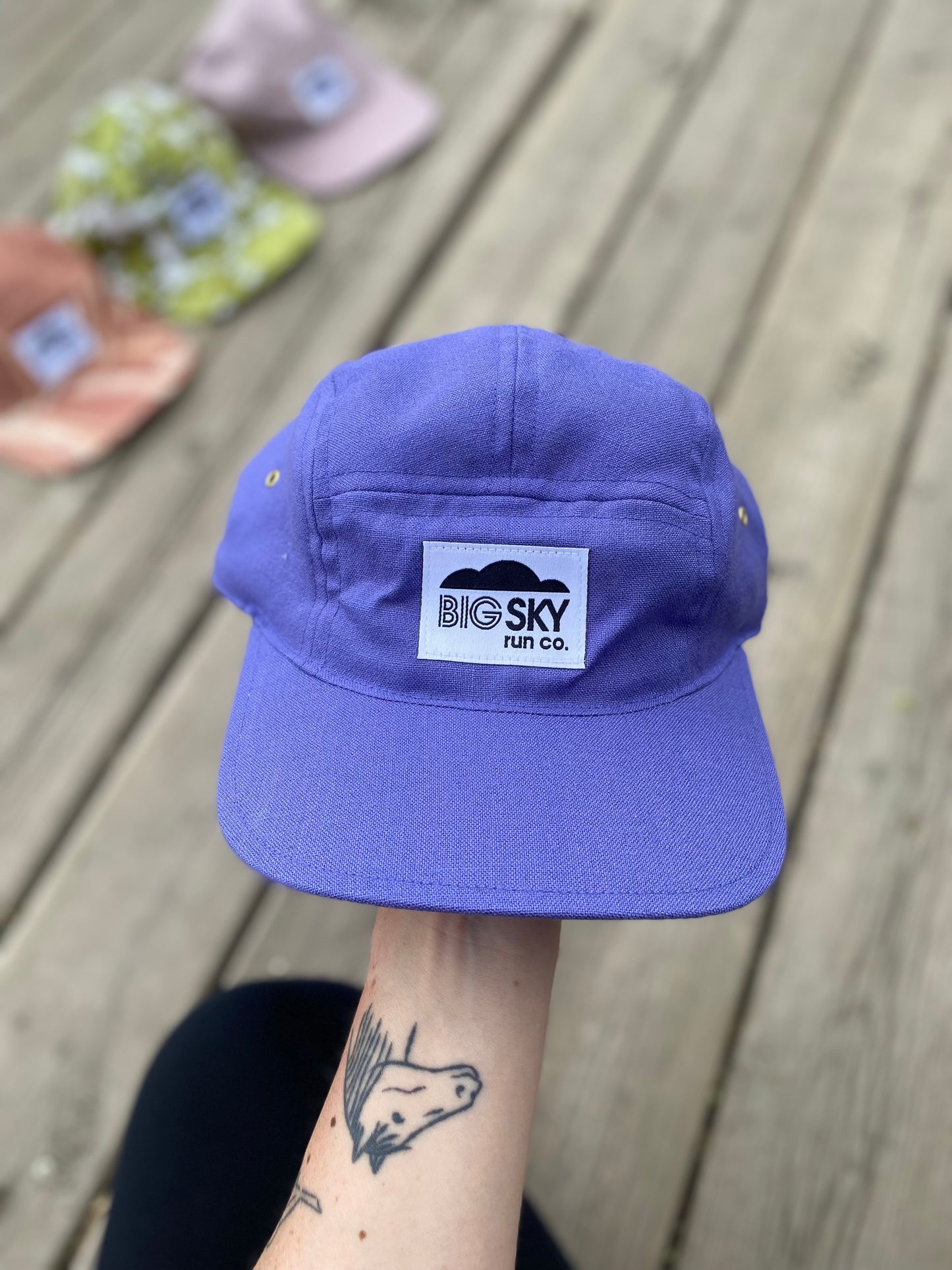 Big Sky Run Co + Oldhat 5 Panel Handmade Hats