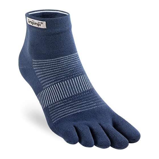 Injinji Run Lightweight Cushion - Quarter Toe Socks