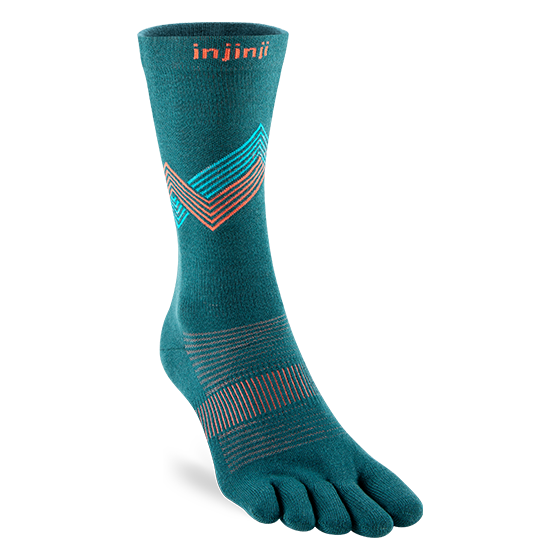 Injinji Run Lightweight Cushion - Crew Socks