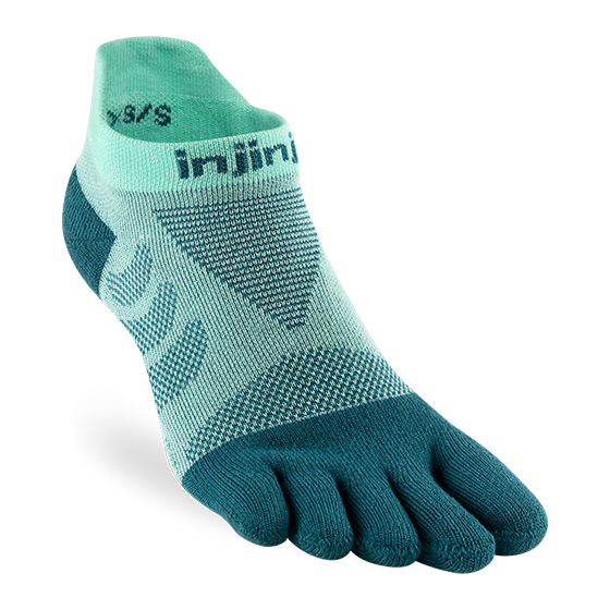 Injinji Women's Ultra Run Midweight Cushion - Tab Toe Socks