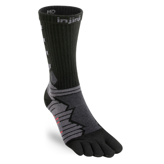 Injinji Ultra Run Midweight Cushion - Crew Toe Socks