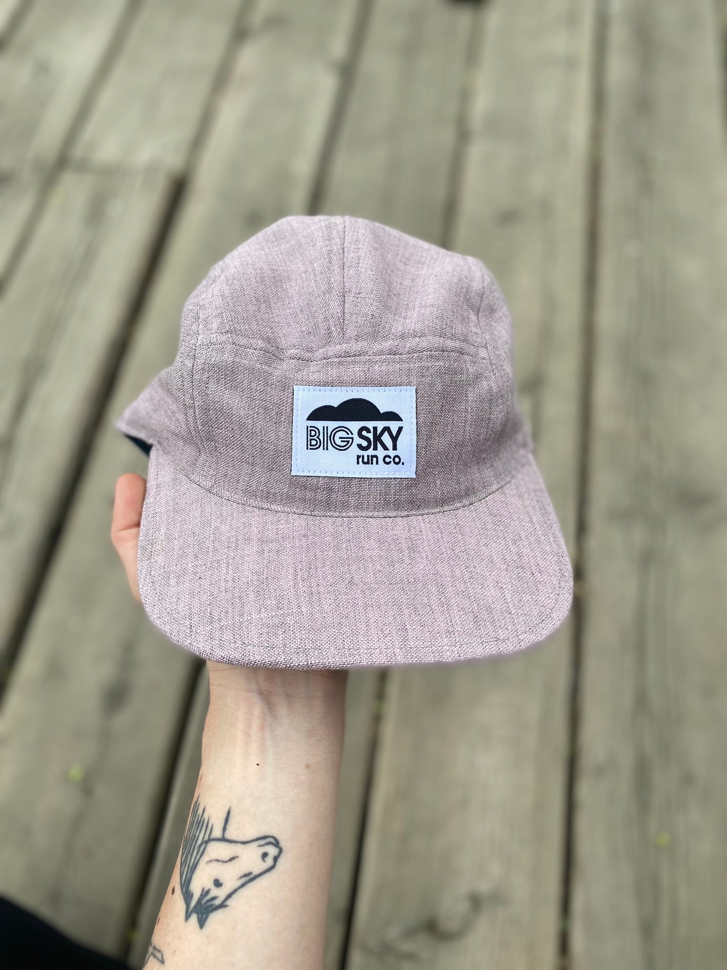 Big Sky Run Co + Oldhat 5 Panel Handmade Hats