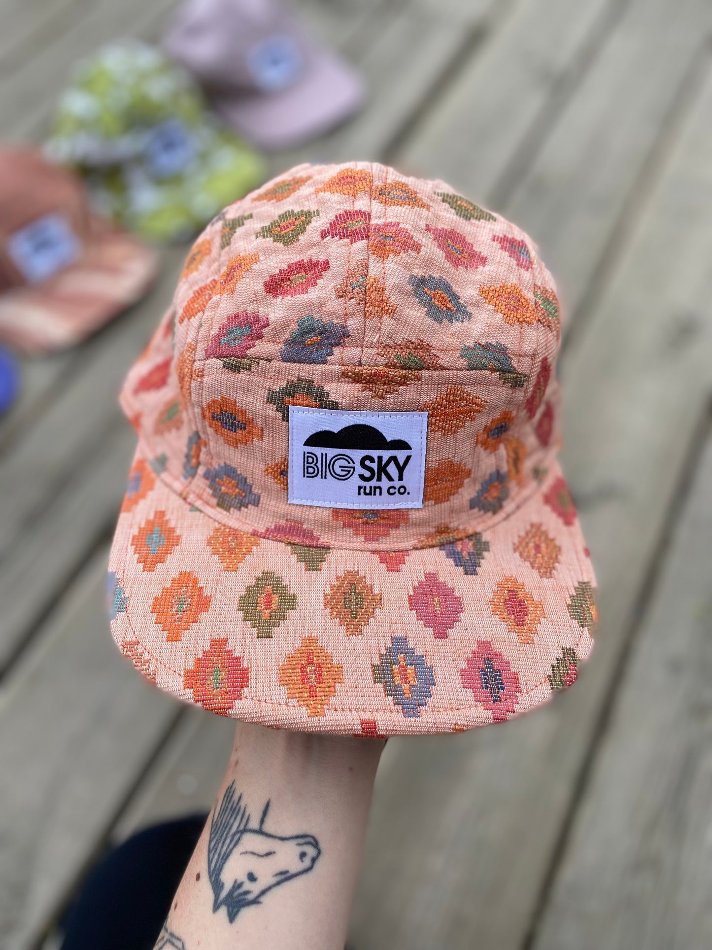 Big Sky Run Co + Oldhat 5 Panel Handmade Hats