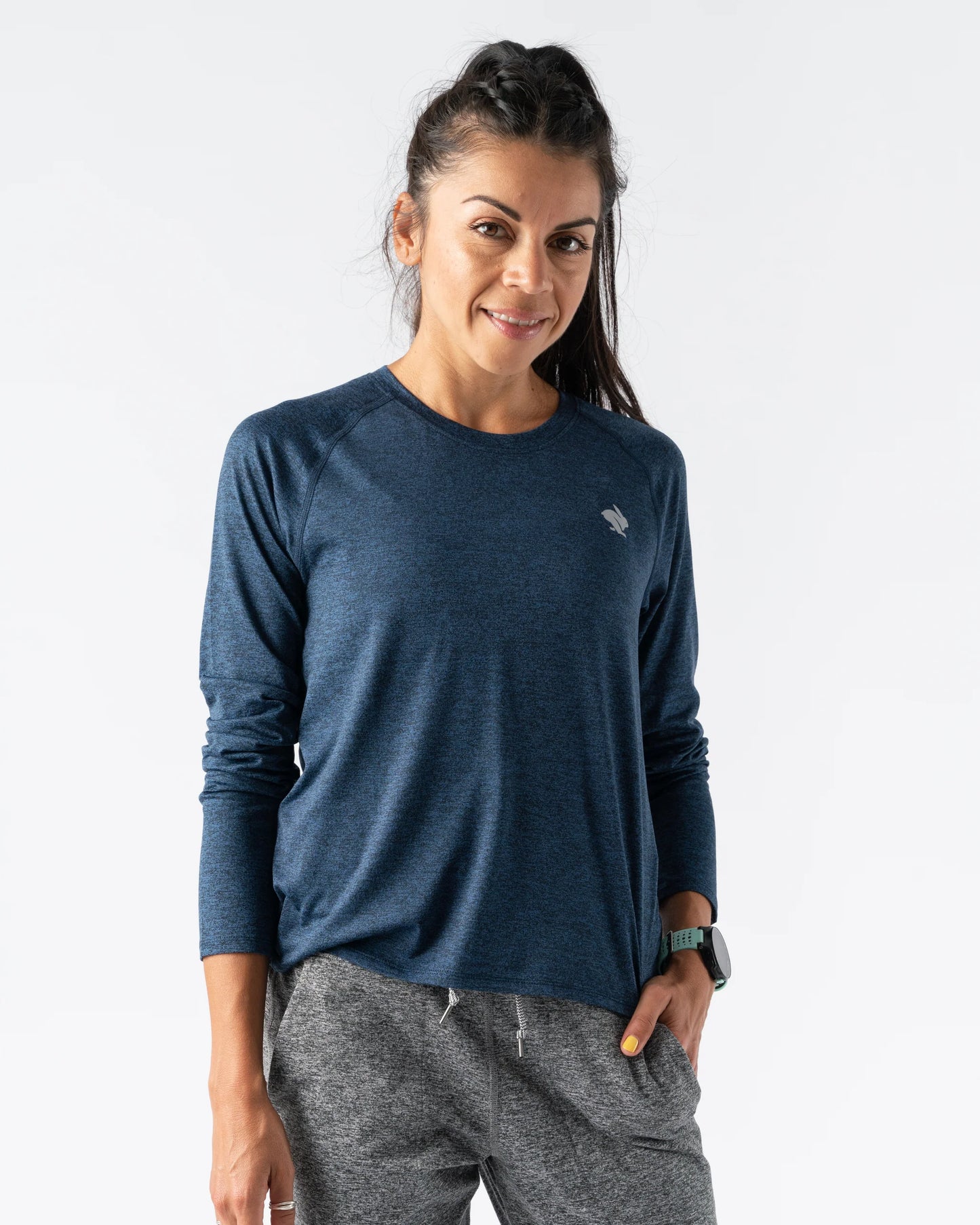 Women's Rabbit EZ Tee LS Cropped