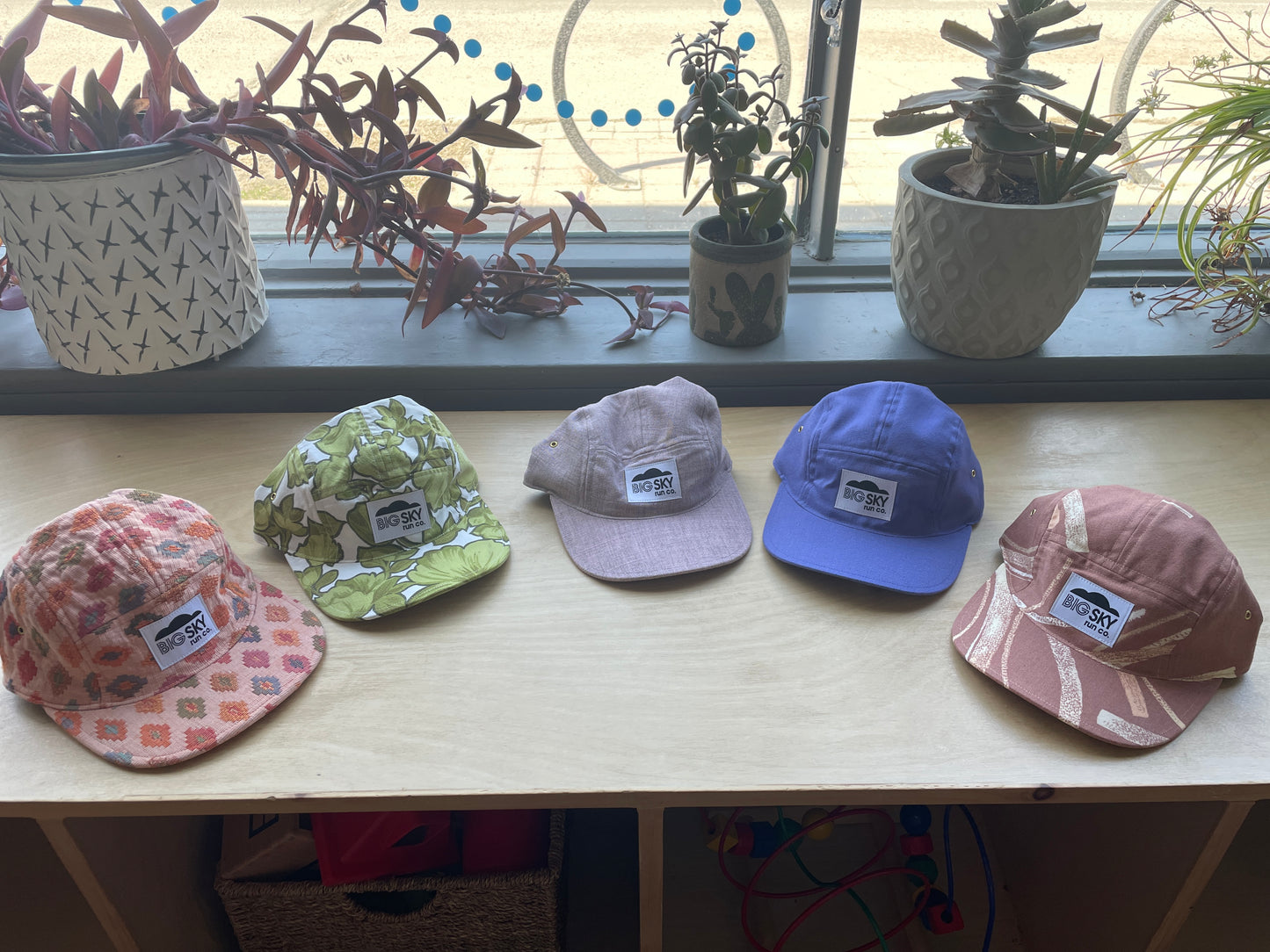 Big Sky Run Co + Oldhat 5 Panel Handmade Hats