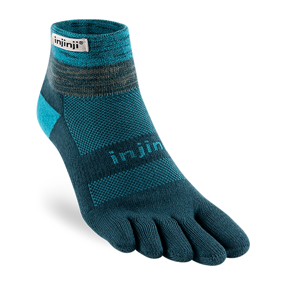Injinji Trail Midweight Cushion - Quarter Toe Socks