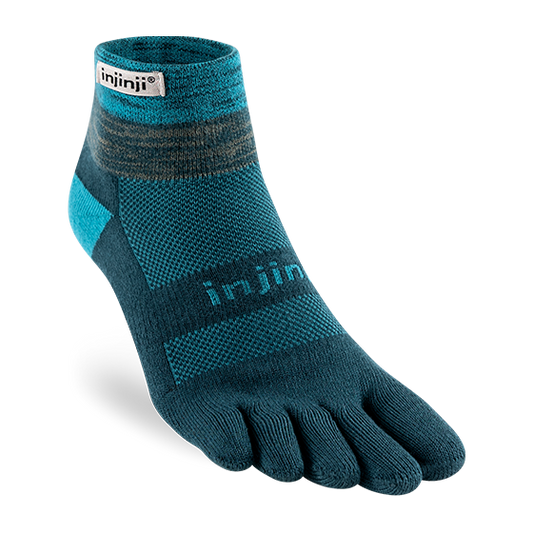 Injinji Trail Midweight Cushion - Quarter Toe Socks