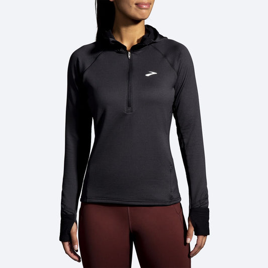 Women's Brooks Notch Thermal Hoody 2.0 Zip Long Sleeve