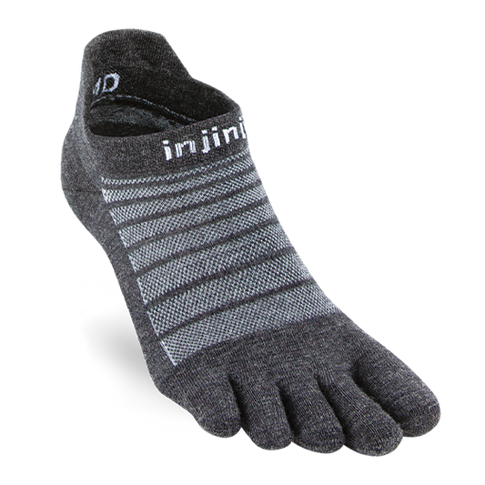 Injinji Run Wool Lightweight Cushion - Tab Toe Socks