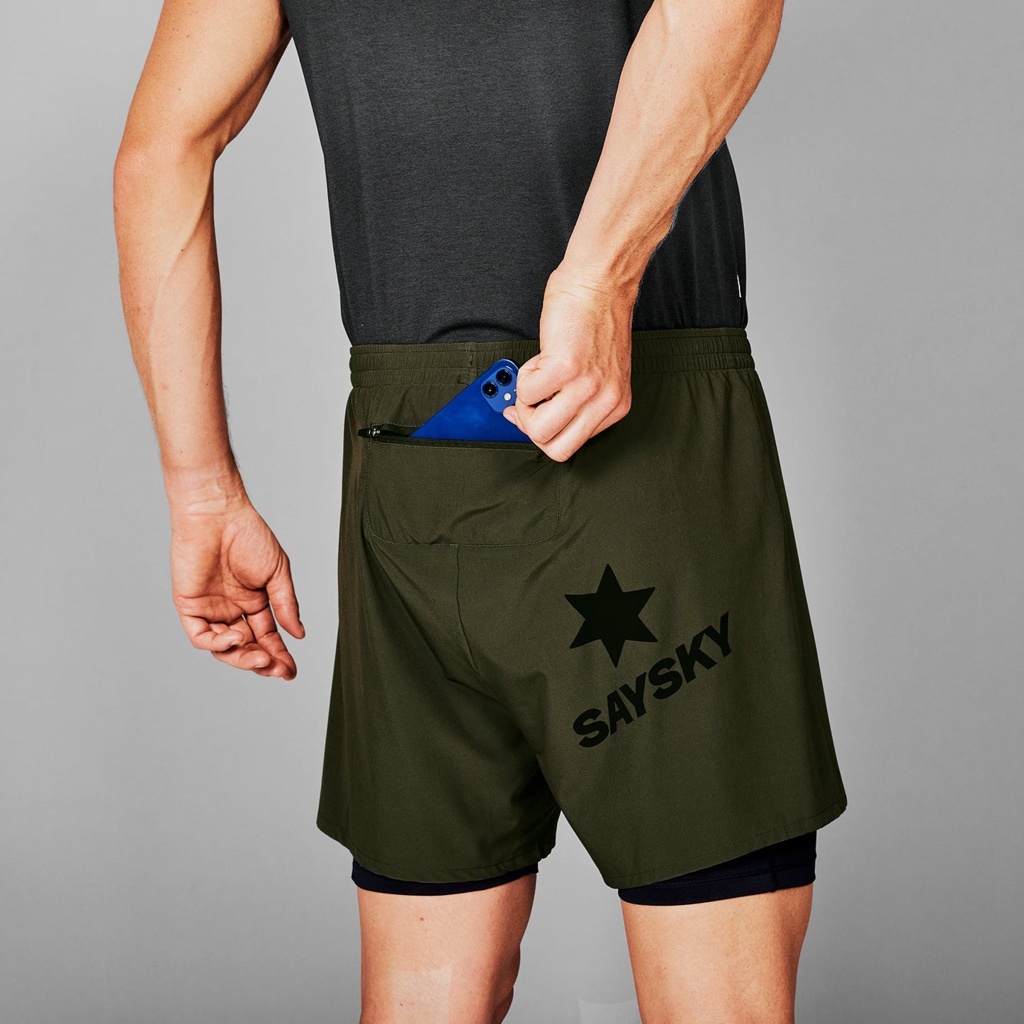 Men's SAYSKY 2 in 1 Pace Shorts 5"