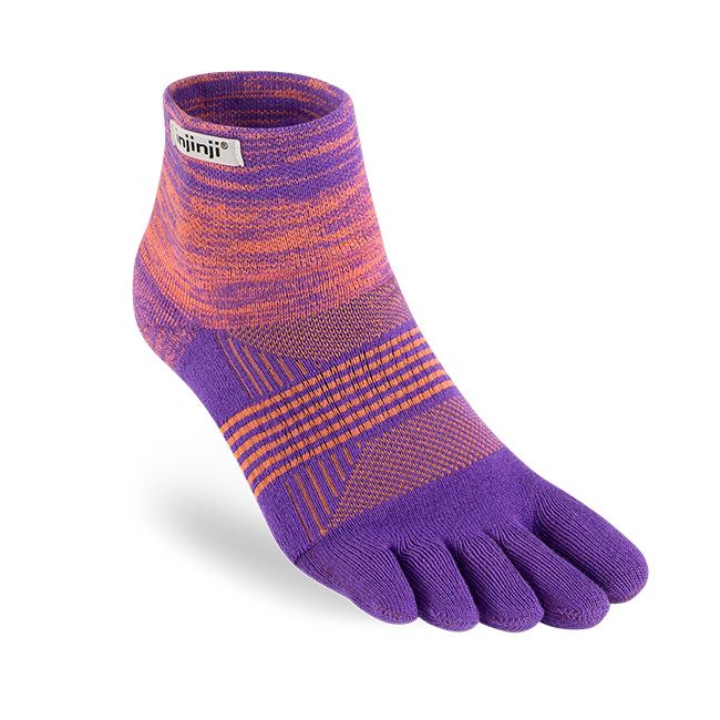 Injinji Women's Trail Midweight Cushion - Quarter Toe Socks