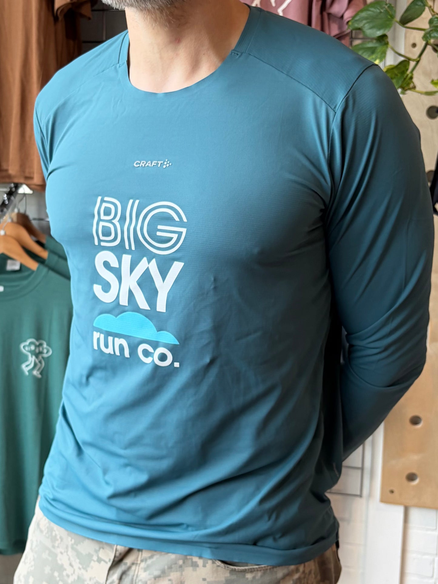 Men's Big Sky Run Co + Craft Hypervent Long Sleeve Shirt