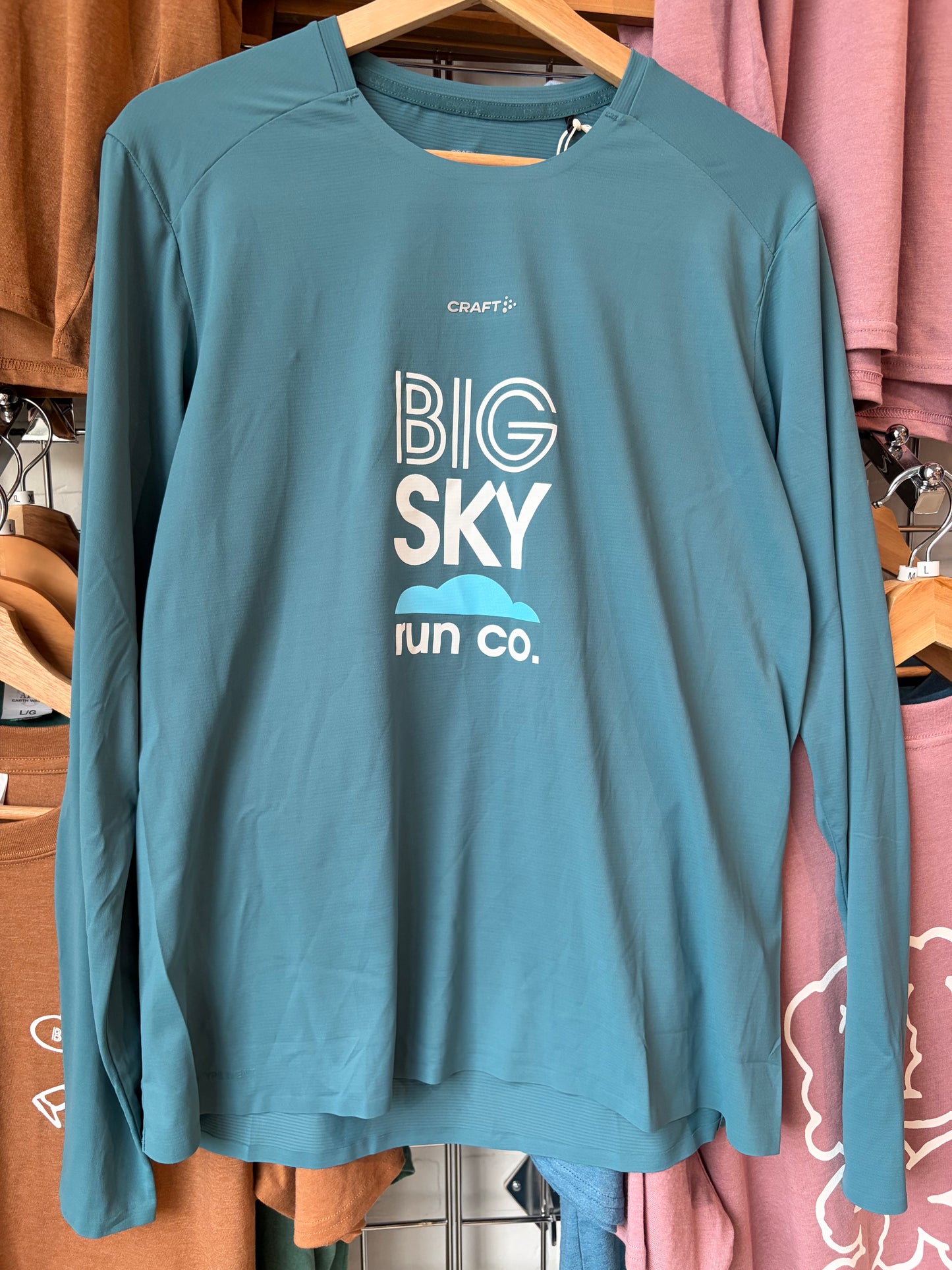 Men's Big Sky Run Co + Craft Hypervent Long Sleeve Shirt