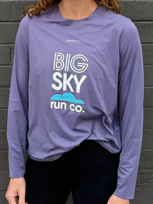 Women's Big Sky Run Co + Craft Hypervent Long Sleeve Shirt