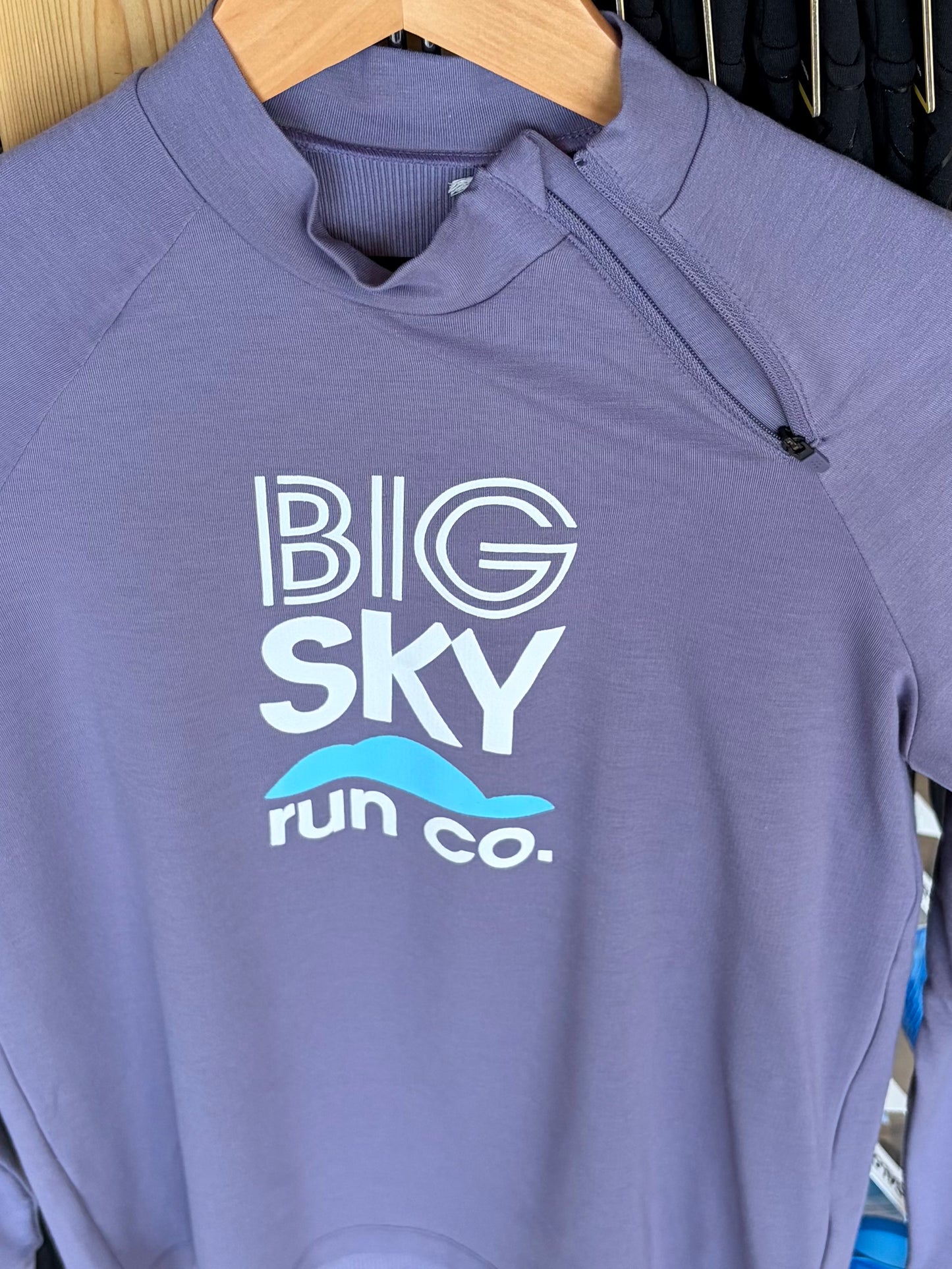 Women's Big Sky Run Co + Craft SubZ Zip Long Sleeve Jersey