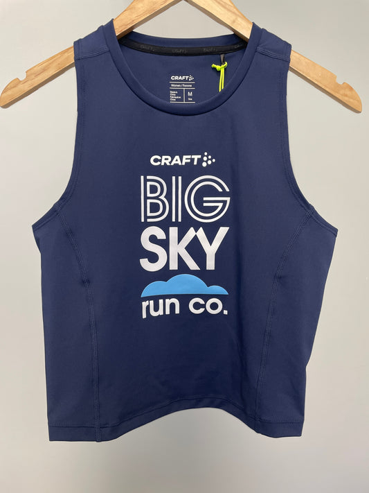 Women's Big Sky Run Co + Craft Crop Singlet