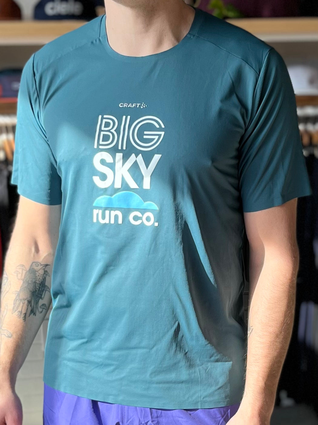 Men's Big Sky Run Co + Craft Hypervent Short Sleeve Shirt