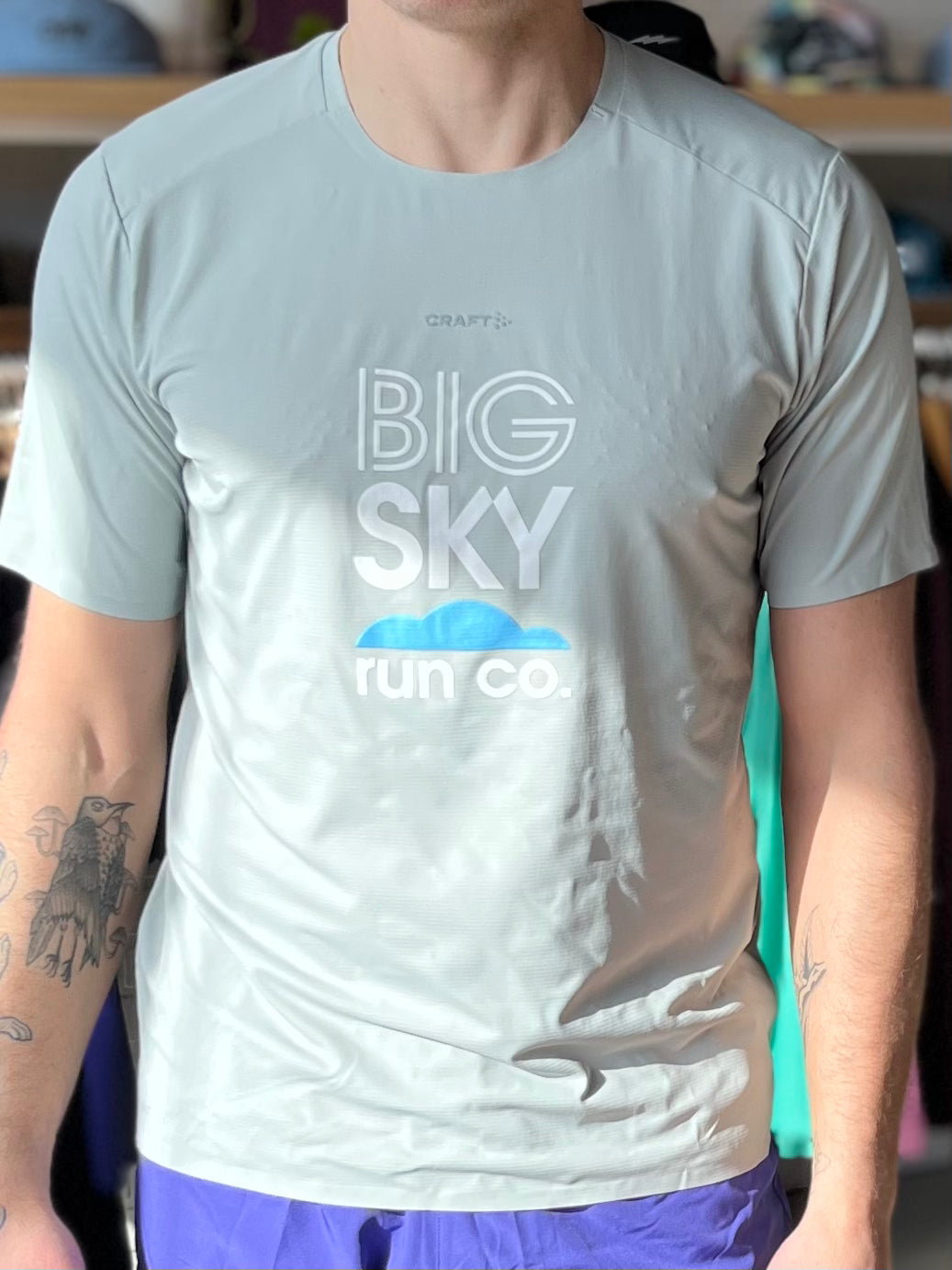 Men's Big Sky Run Co + Craft Hypervent Short Sleeve Shirt