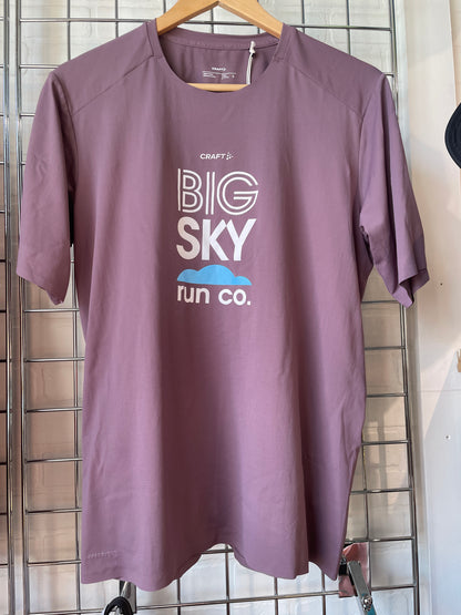 Men's Big Sky Run Co + Craft Hypervent Short Sleeve Shirt