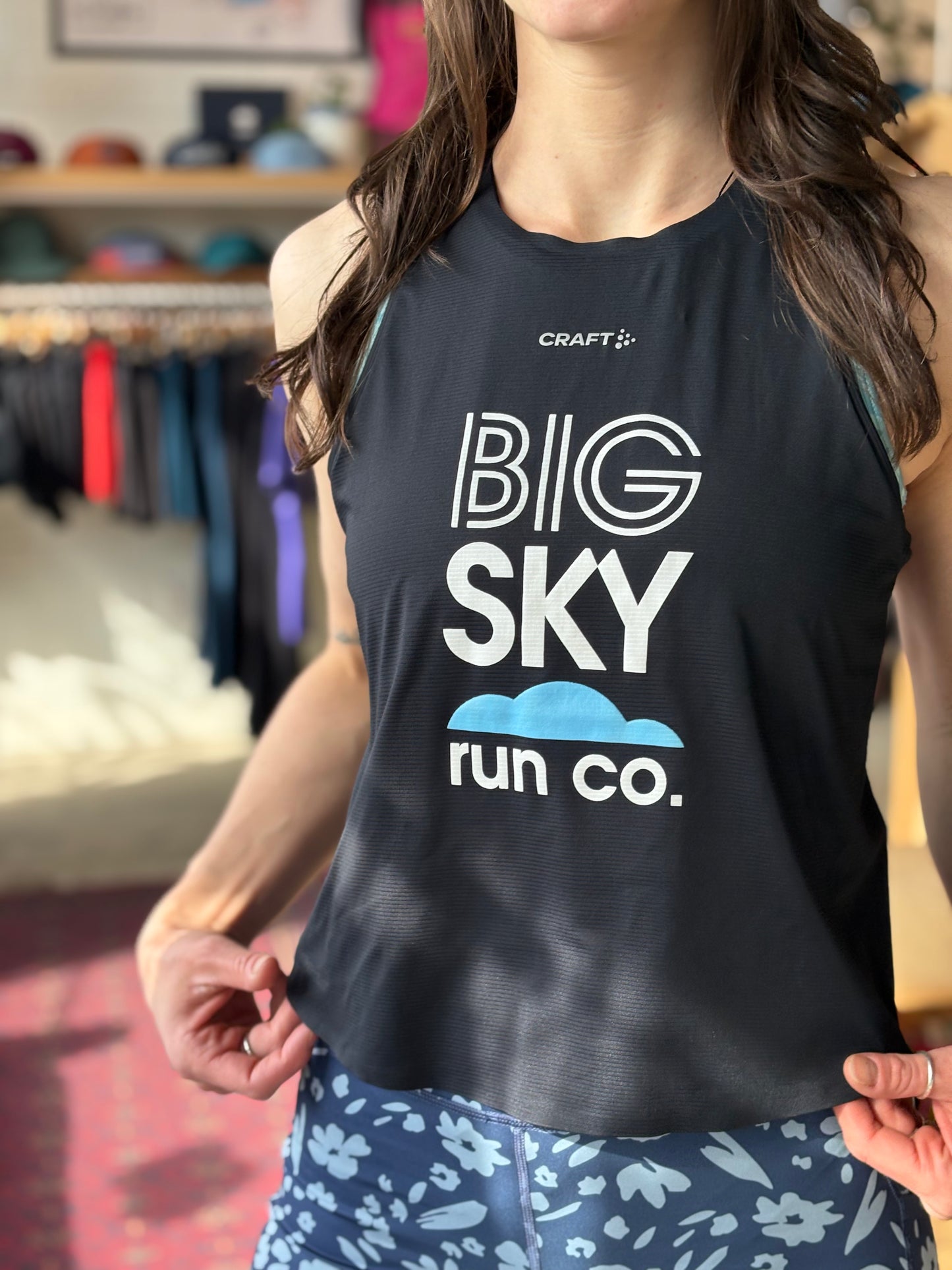 Women's Big Sky Run Co + Craft Hypervent Singlet