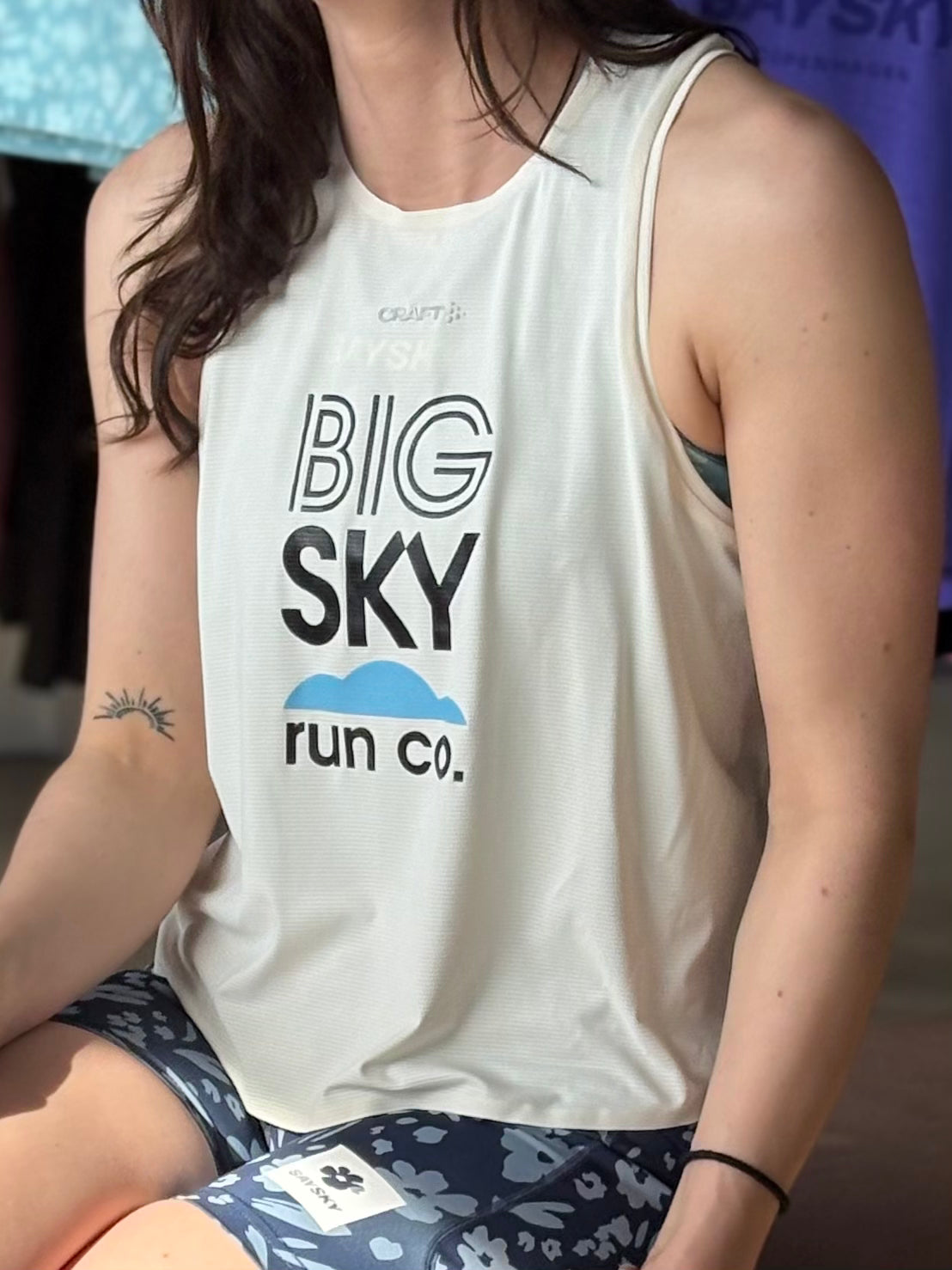 Women's Big Sky Run Co + Craft Hypervent Singlet