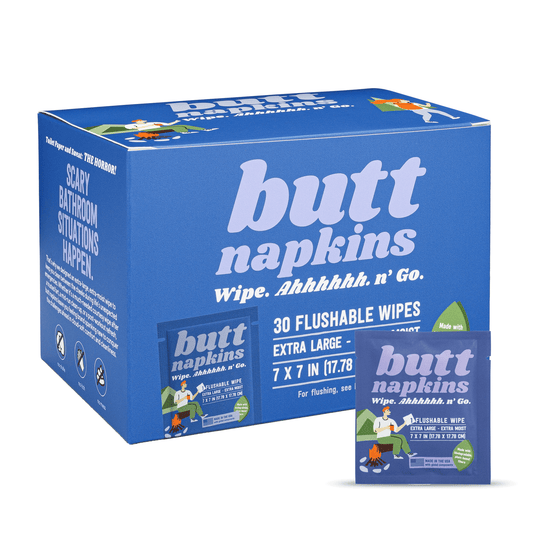 Butt Napkins Flushable Wipes