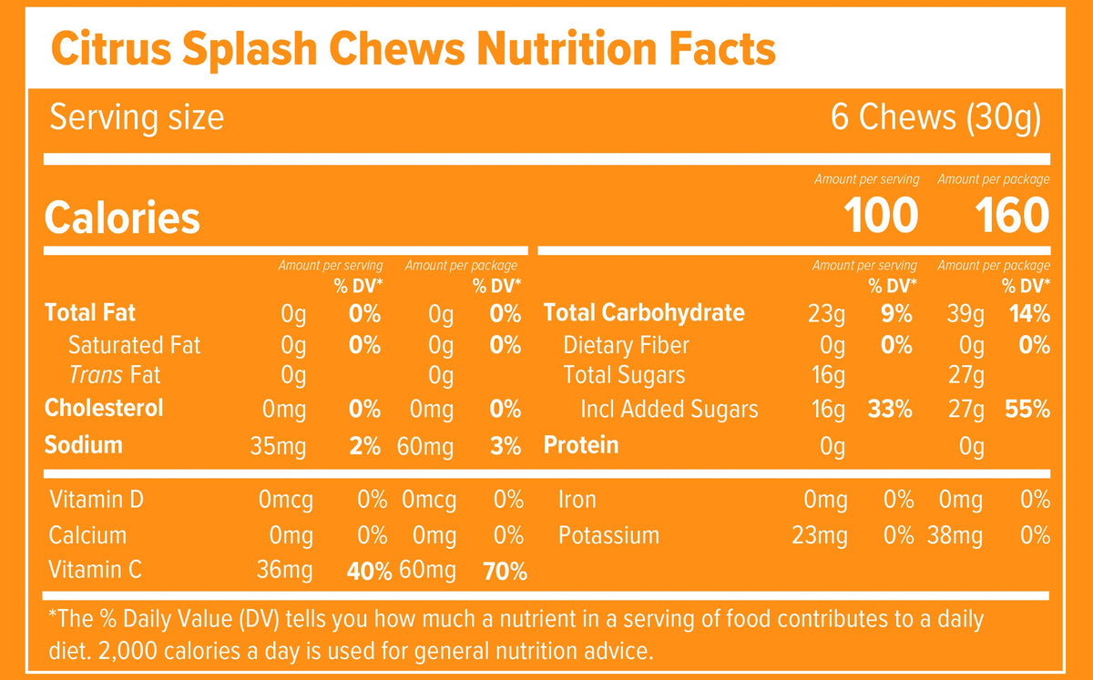 Honey Stinger Organic Energy Chews