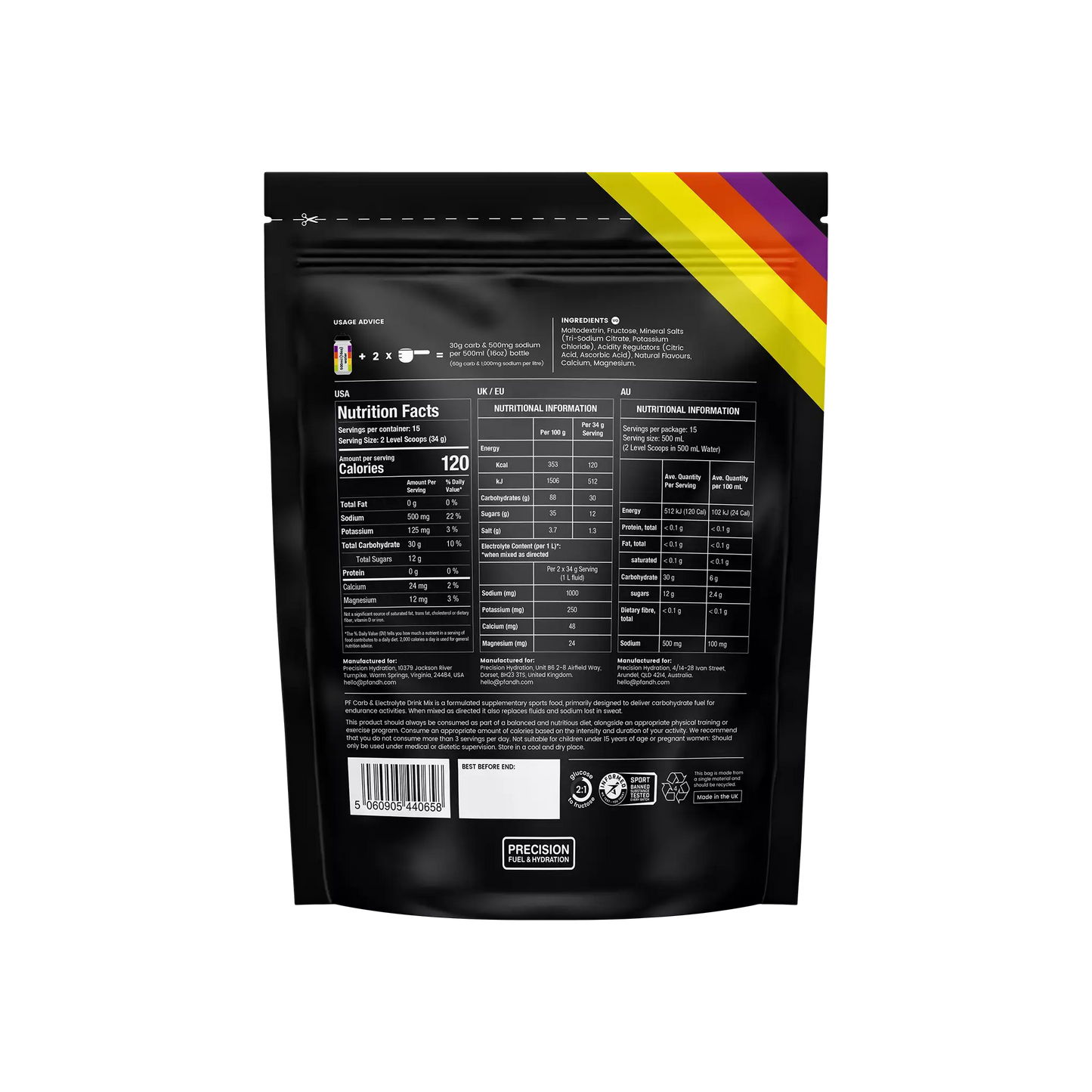 Precision Fuel Carb & Electrolyte Drink Mix