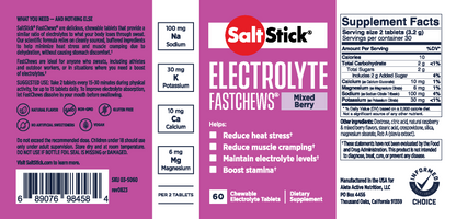 Salt Stick Electrolyte Fastchews