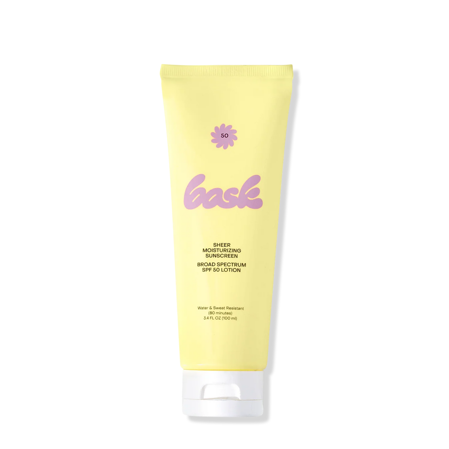 Bask Sheer Moisturizing SPF 50 Sunscreen Travel Size