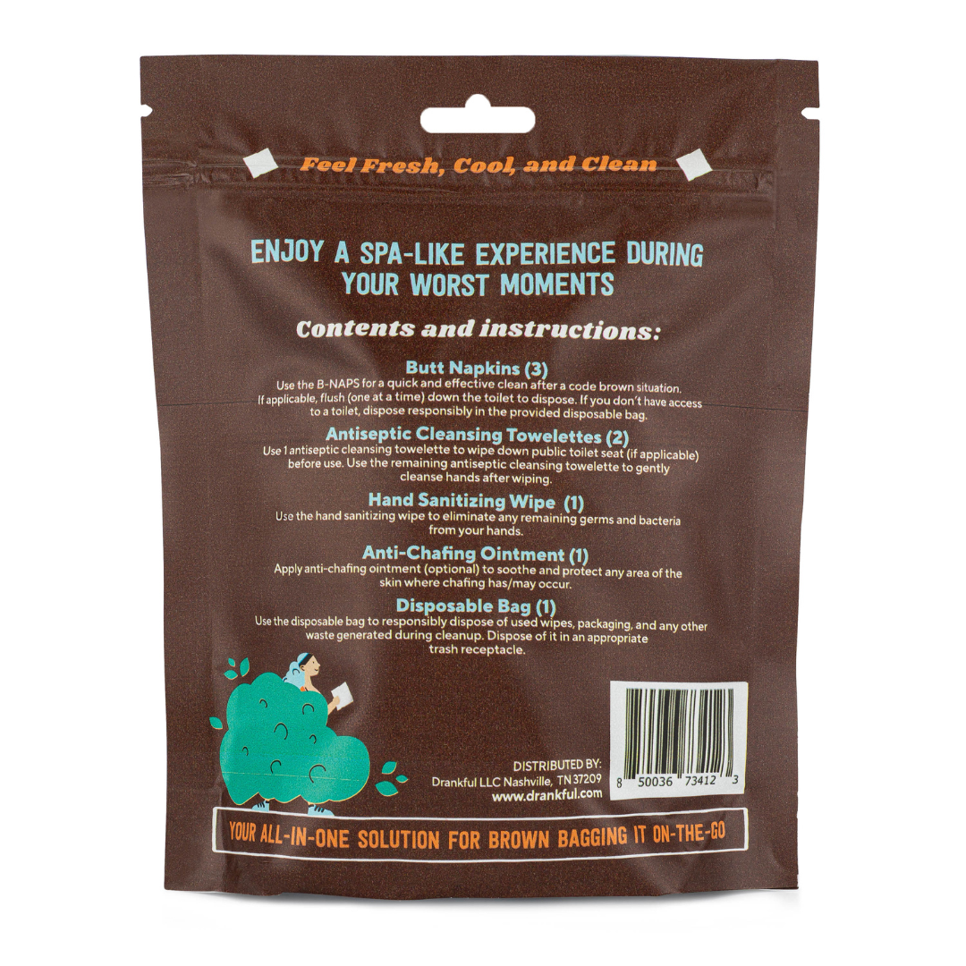 Butt Napkins Code Brown Kit