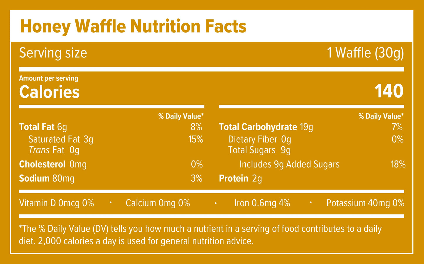 Honey Stinger Organic Energy Waffle