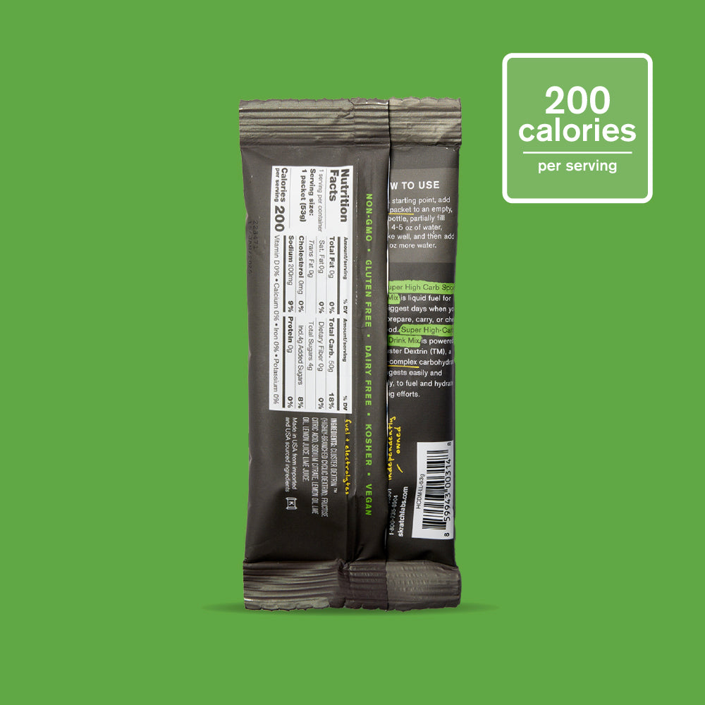 Skratch Labs Super High Carb Drink Mix Single Serving 53g