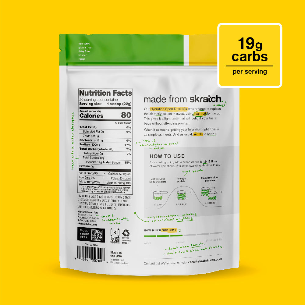 Skratch Labs Sport Hydration Drink Mix 440g