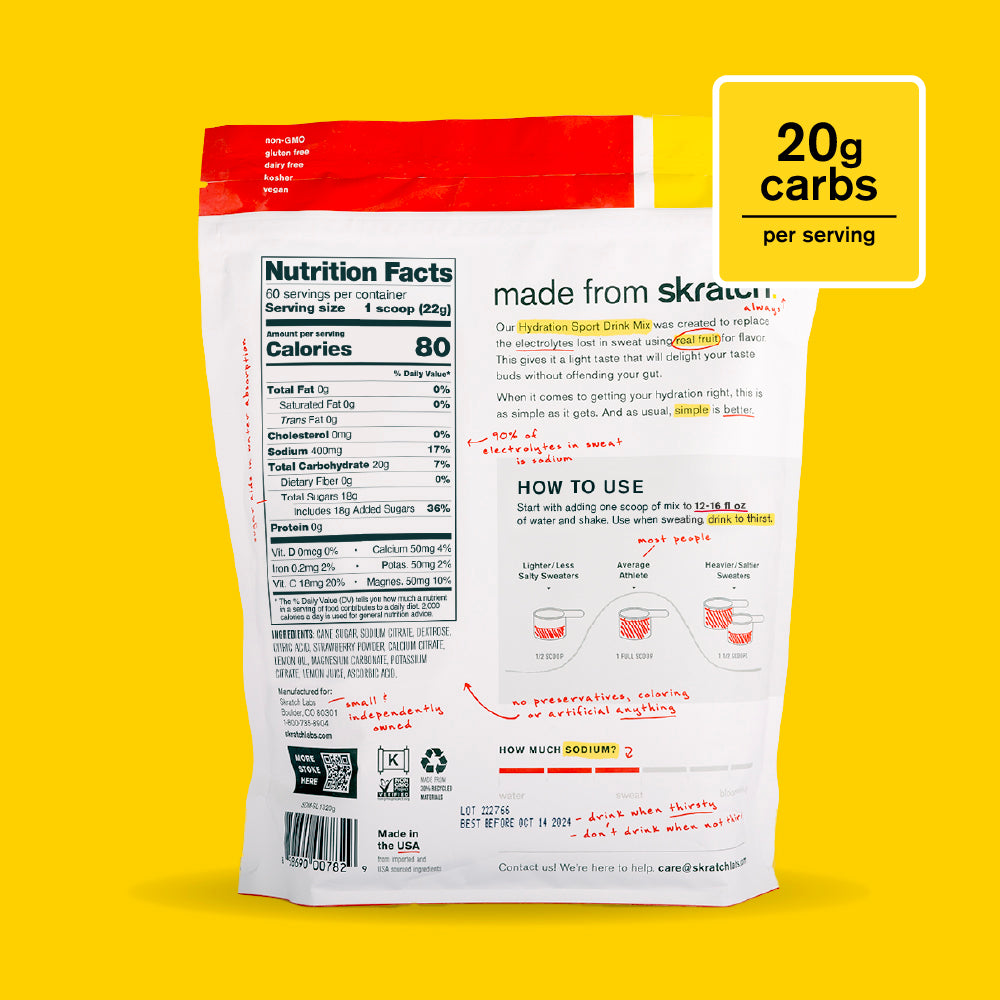 Skratch Labs Sport Hydration Drink Mix 1320g