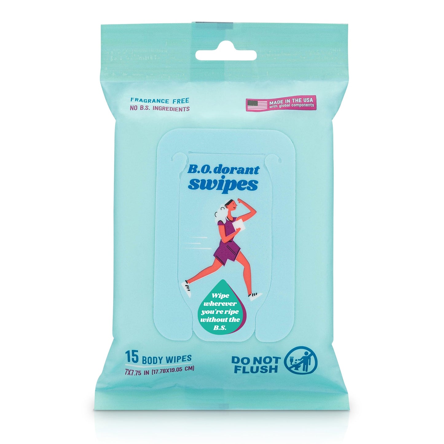 Butt Napkins B.O. dorant Swipes