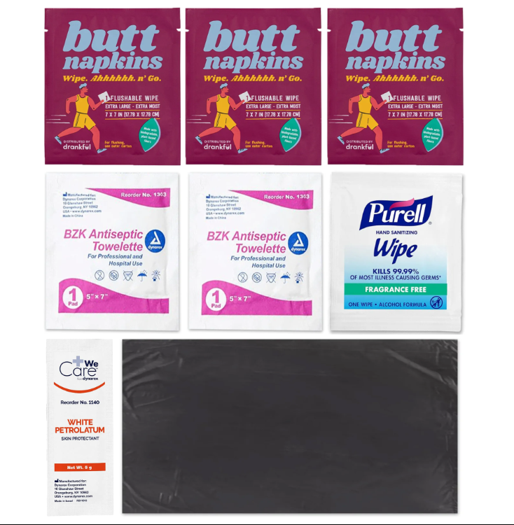 Butt Napkins Code Brown Kit