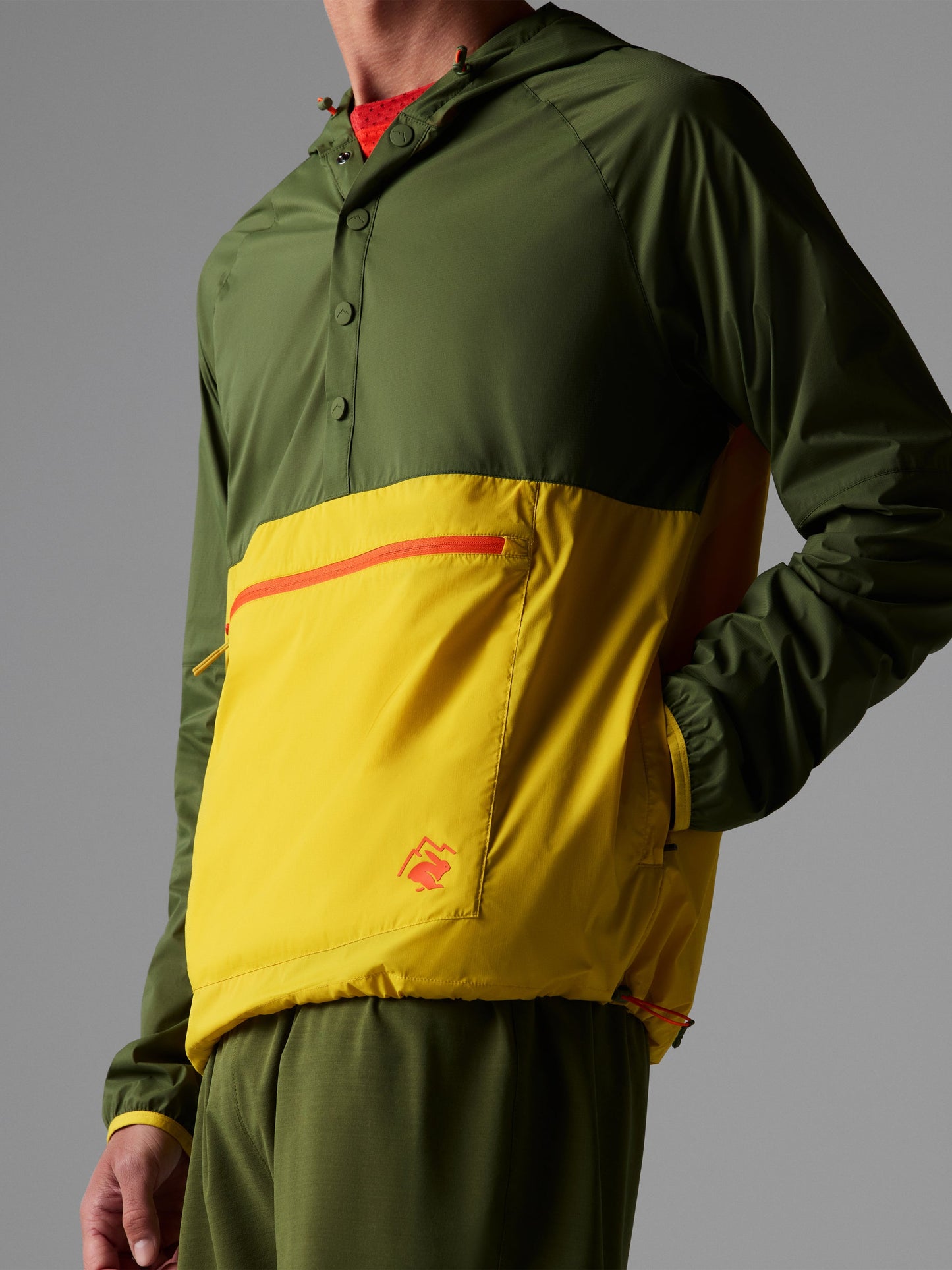 Men's Rabbit High Country Packable Windbreaker Jacket