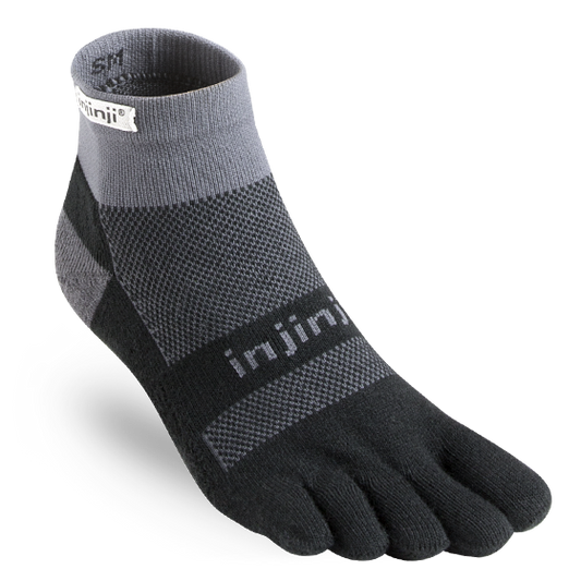 Injinji Run Midweight Cushion - Quarter Toe Socks