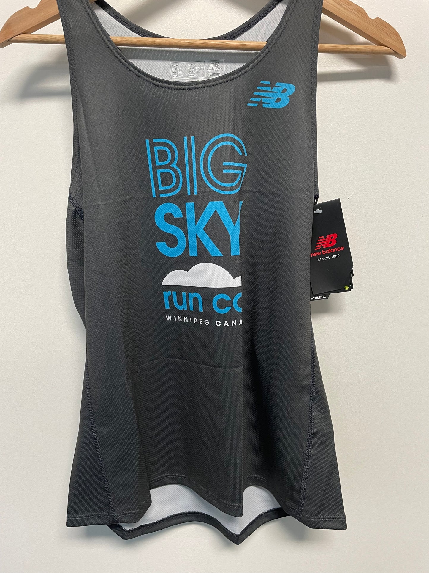 Men's Custom Big Sky + New Balance Achieve Running Singlet