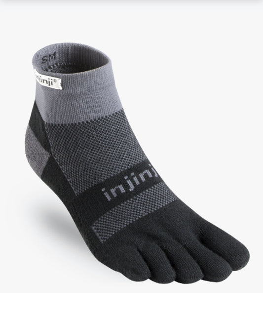 Injinji Run Original Weight Cushion - Quarter Toe Socks